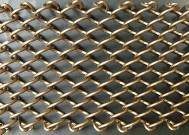 Beautiful Metal Mesh Drapery Flame Resistant For Room Divider / Decoration